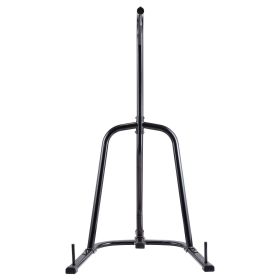Punching Bag Stand, Steel Heavy Duty Workout Equipment, Boxing Punching Bag Stand, Holds Up to 140 lbs, Freestanding Sandbag Rack with Weighted B